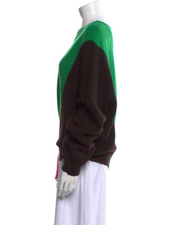 J.W. Anderson Merino Wool Colorblock Pattern Sweater