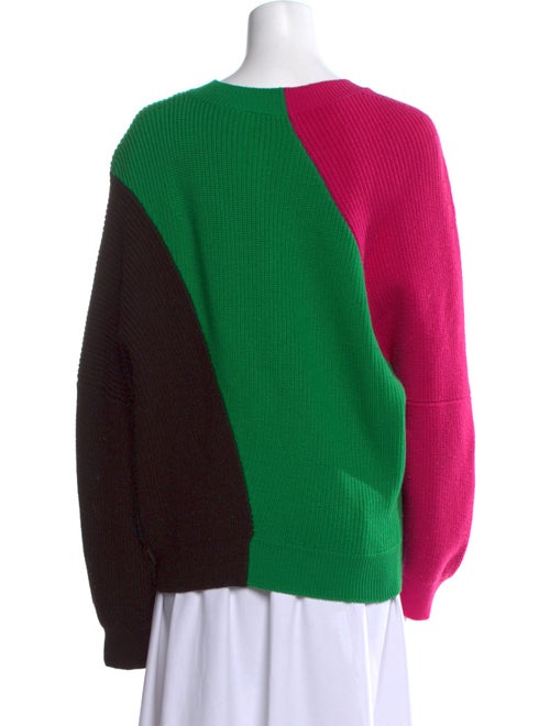 J.W. Anderson Merino Wool Colorblock Pattern Sweater