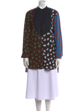 J.W. Anderson Printed Mock Neck Tunic