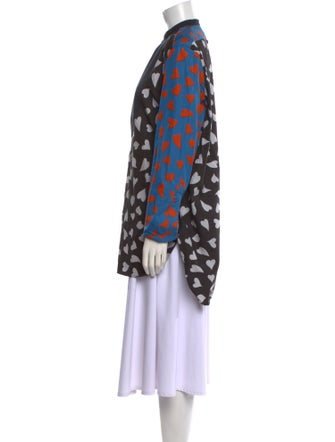 J.W. Anderson Printed Mock Neck Tunic