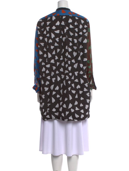 J.W. Anderson Printed Mock Neck Tunic