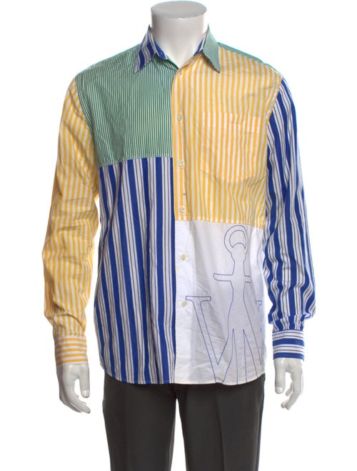 J.W. Anderson Striped Long Sleeve Dress Shirt