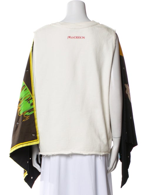 J.W. Anderson Printed Bateau Neckline Sweatshirt