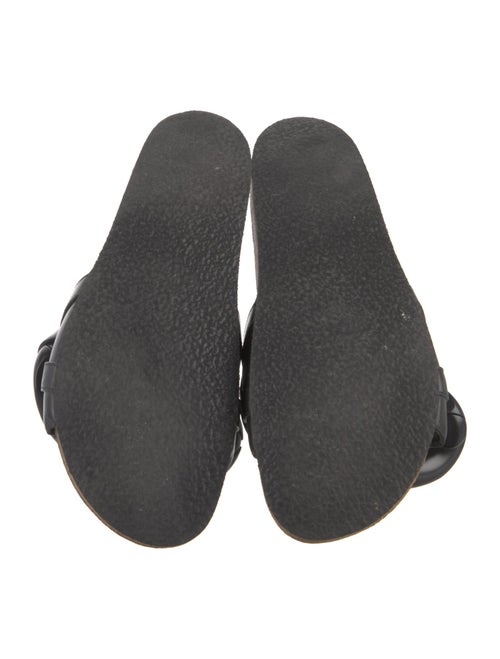 J.W. Anderson Leather Chain-Link Accents Slides