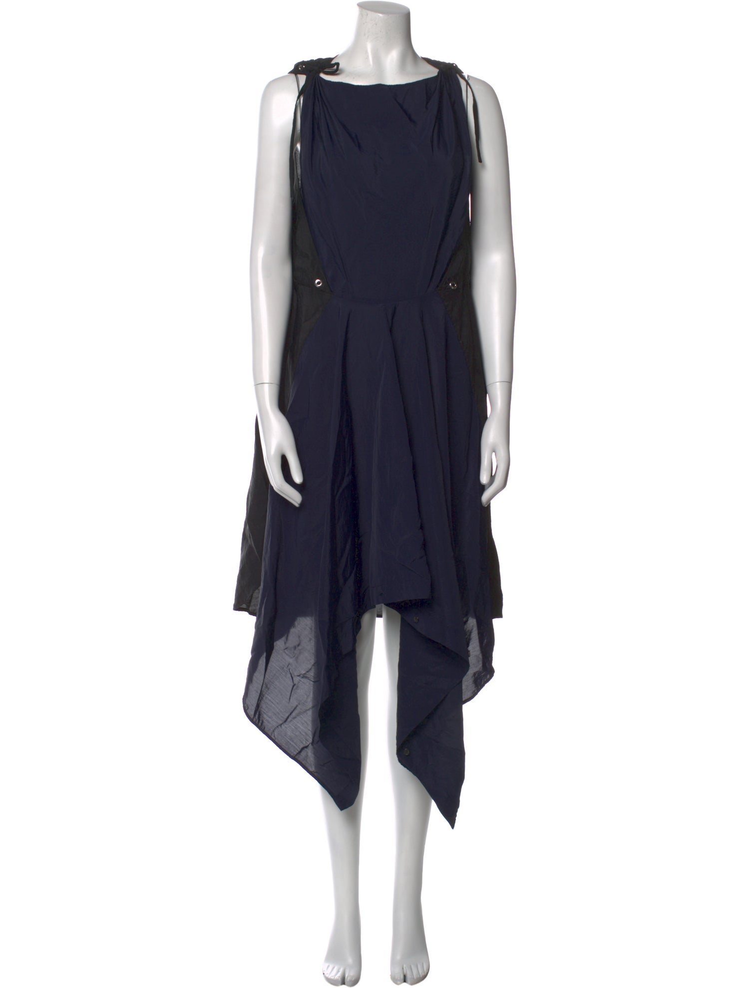 J.W. Anderson Bateau Neckline Midi Length Dress