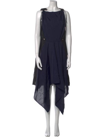 J.W. Anderson Bateau Neckline Midi Length Dress