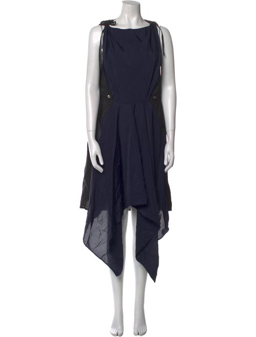 J.W. Anderson Bateau Neckline Midi Length Dress