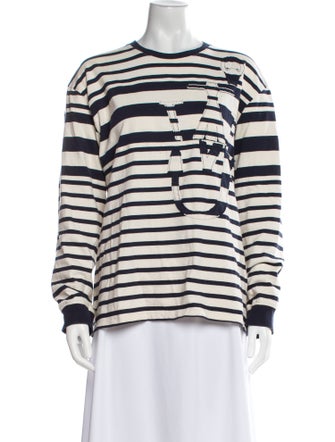 J.W. Anderson Striped Crew Neck Sweatshirt