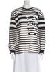 J.W. Anderson Striped Crew Neck Sweatshirt