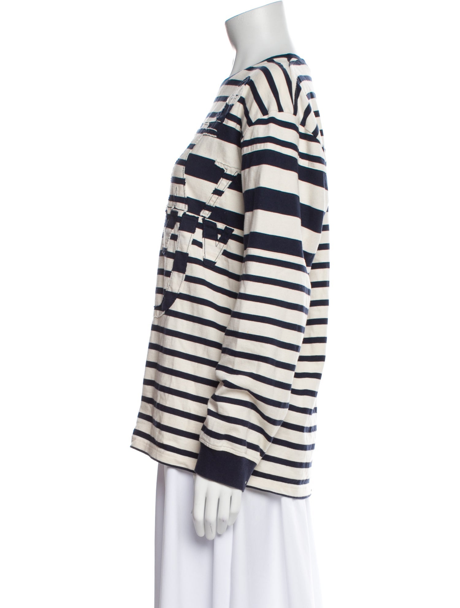 J.W. Anderson Striped Crew Neck Sweatshirt
