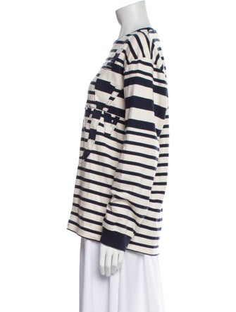 J.W. Anderson Striped Crew Neck Sweatshirt