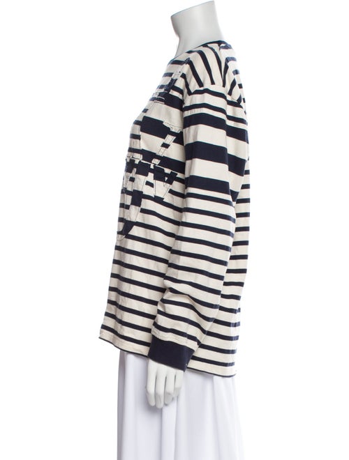 J.W. Anderson Striped Crew Neck Sweatshirt