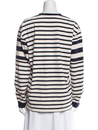 J.W. Anderson Striped Crew Neck Sweatshirt