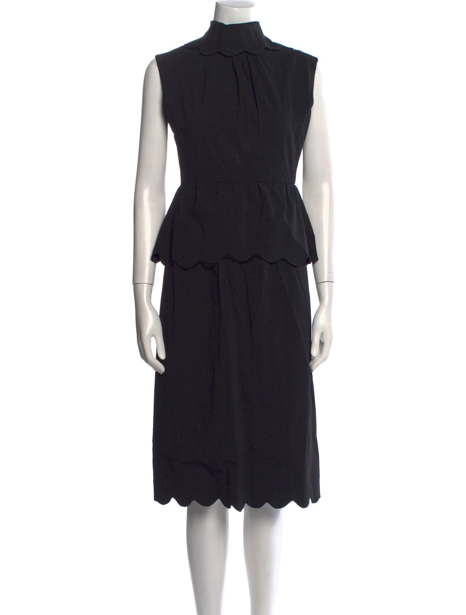 J.W. Anderson Mock Neck Midi Length Dress