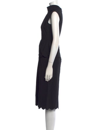 J.W. Anderson Mock Neck Midi Length Dress