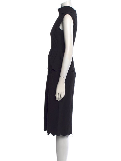 J.W. Anderson Mock Neck Midi Length Dress