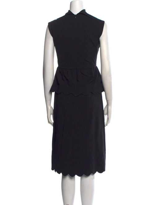 J.W. Anderson Mock Neck Midi Length Dress