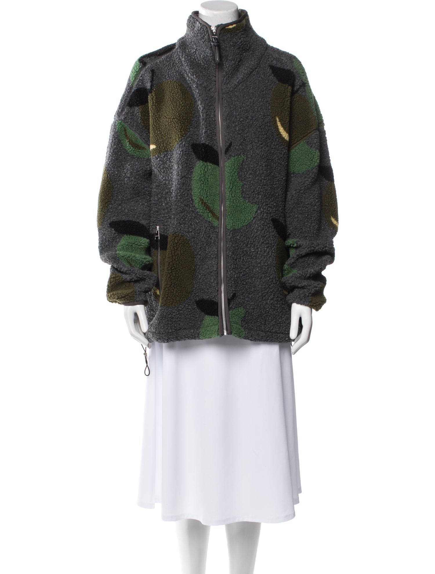 J.W. Anderson Printed Faux Fur Jacket