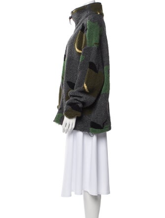 J.W. Anderson Printed Faux Fur Jacket