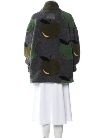 J.W. Anderson Printed Faux Fur Jacket