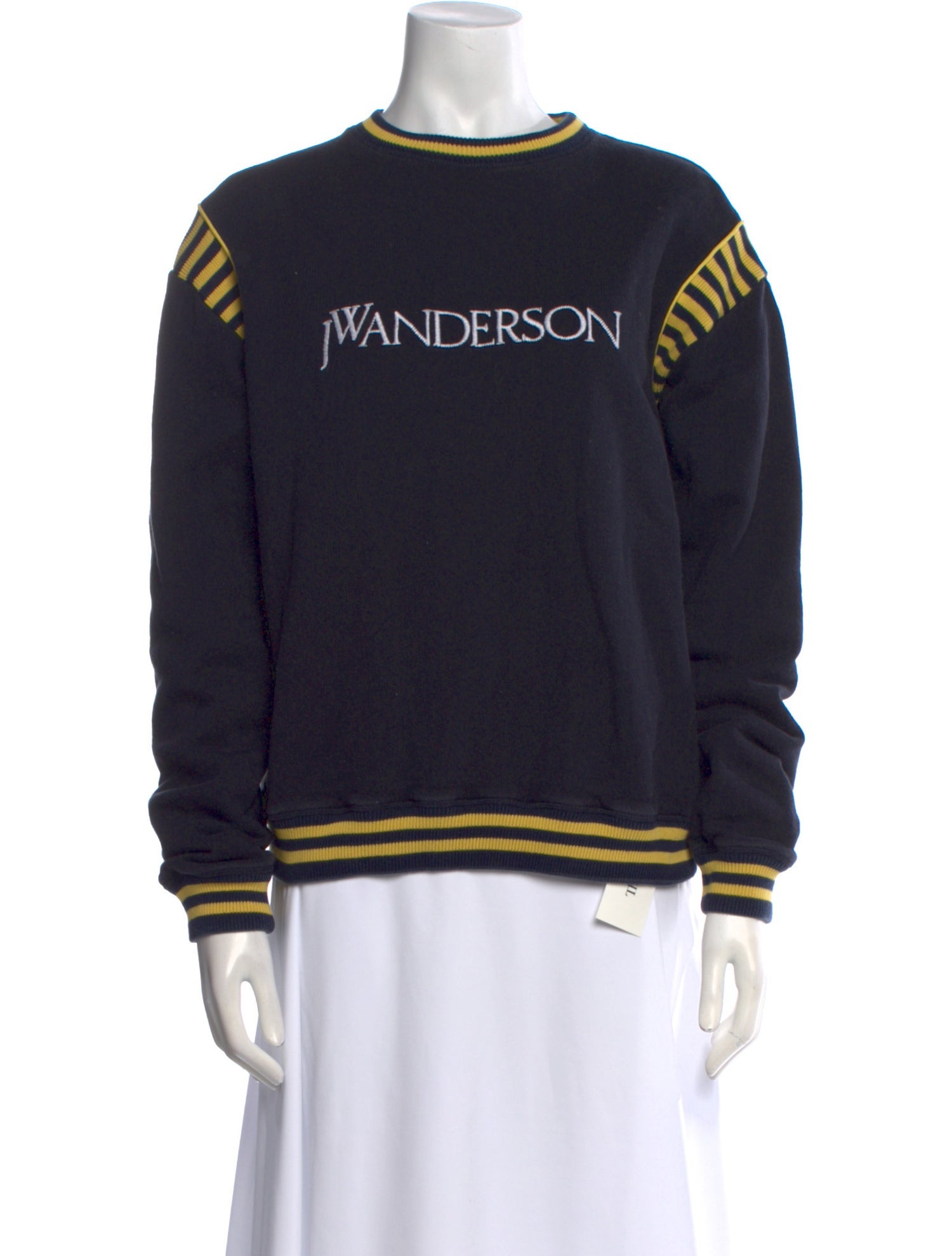 J.W. Anderson Graphic Print Mock Neck Sweatshirt