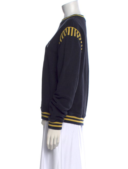 J.W. Anderson Graphic Print Mock Neck Sweatshirt