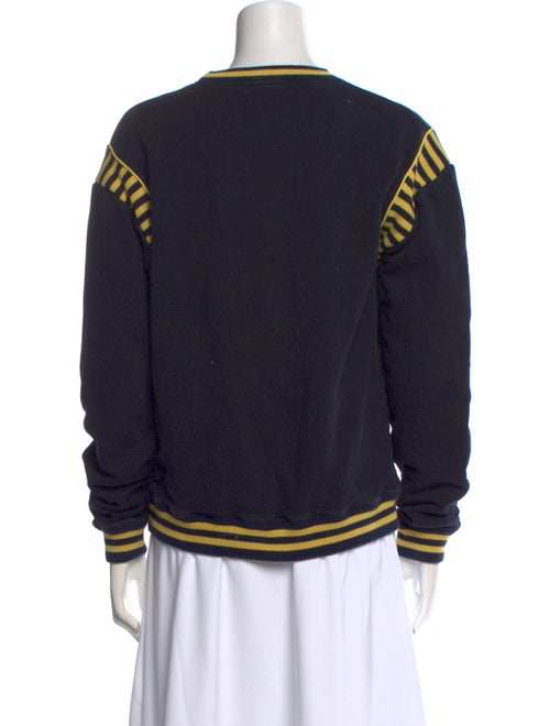 J.W. Anderson Graphic Print Mock Neck Sweatshirt