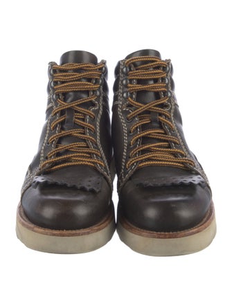 J.W. Anderson Leather Combat Boots