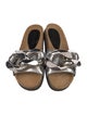 J.W. Anderson Leather Chain-Link Accents Slides