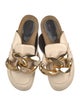 J.W. Anderson Leather Chain-Link Accents Mules