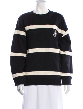 J.W. Anderson Striped Crew Neck Sweatshirt