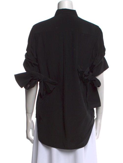 J.W. Anderson Silk Short Sleeve Button-Up Top