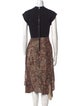 J.W. Anderson Printed Midi Length Dress
