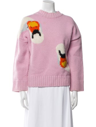 J.W. Anderson Wool Mock Neck Sweater