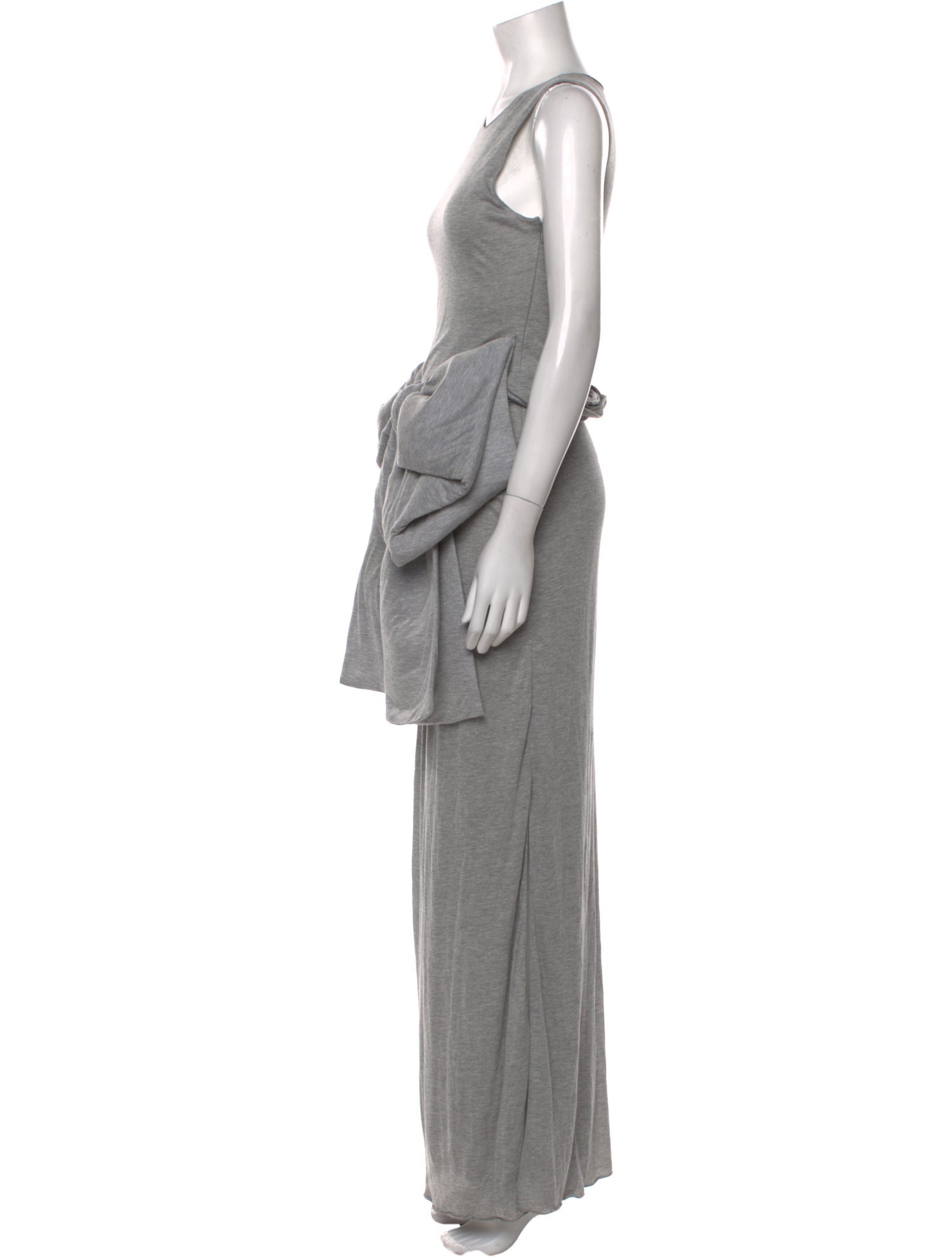 J.W. Anderson Scoop Neck Long Dress