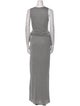 J.W. Anderson Scoop Neck Long Dress