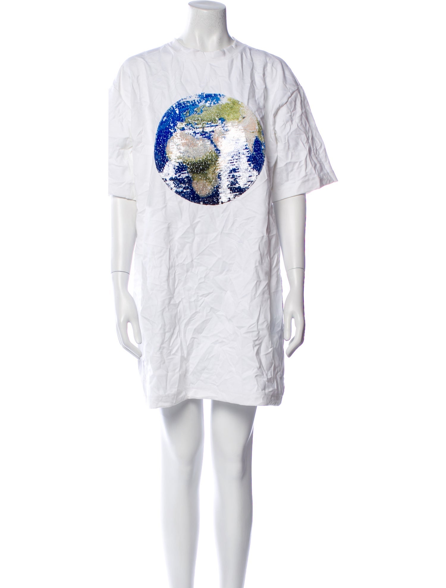 J.W. Anderson Graphic Print Mini Dress