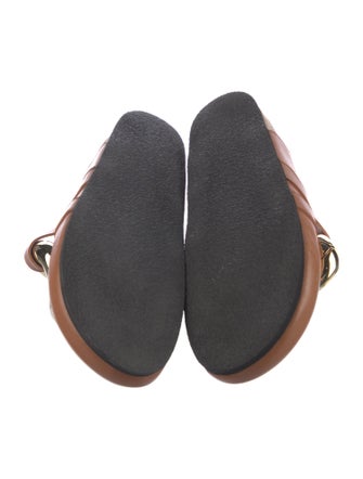 J.W. Anderson Leather Chain-Link Accents Mules