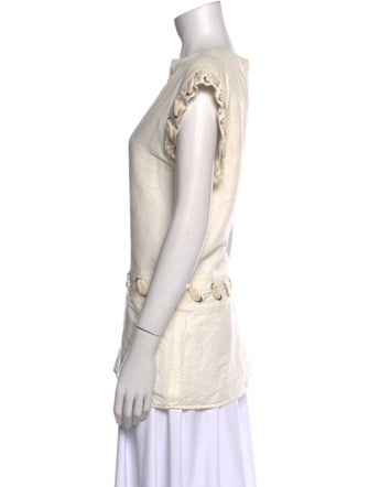 J.W. Anderson Bateau Neckline Short Sleeve Blouse