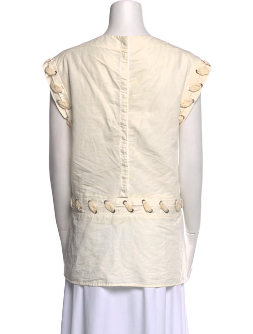 J.W. Anderson Bateau Neckline Short Sleeve Blouse