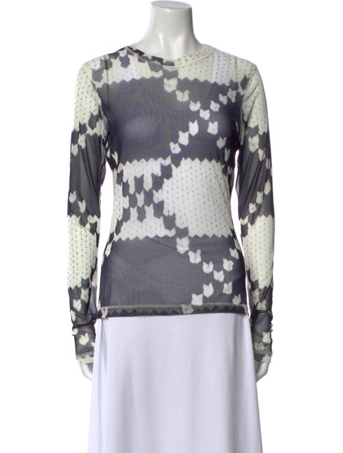 J.W. Anderson Tie-Dye Print Bateau Neckline Sweatshirt