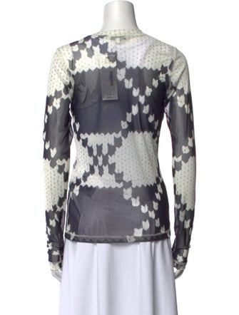 J.W. Anderson Tie-Dye Print Bateau Neckline Sweatshirt