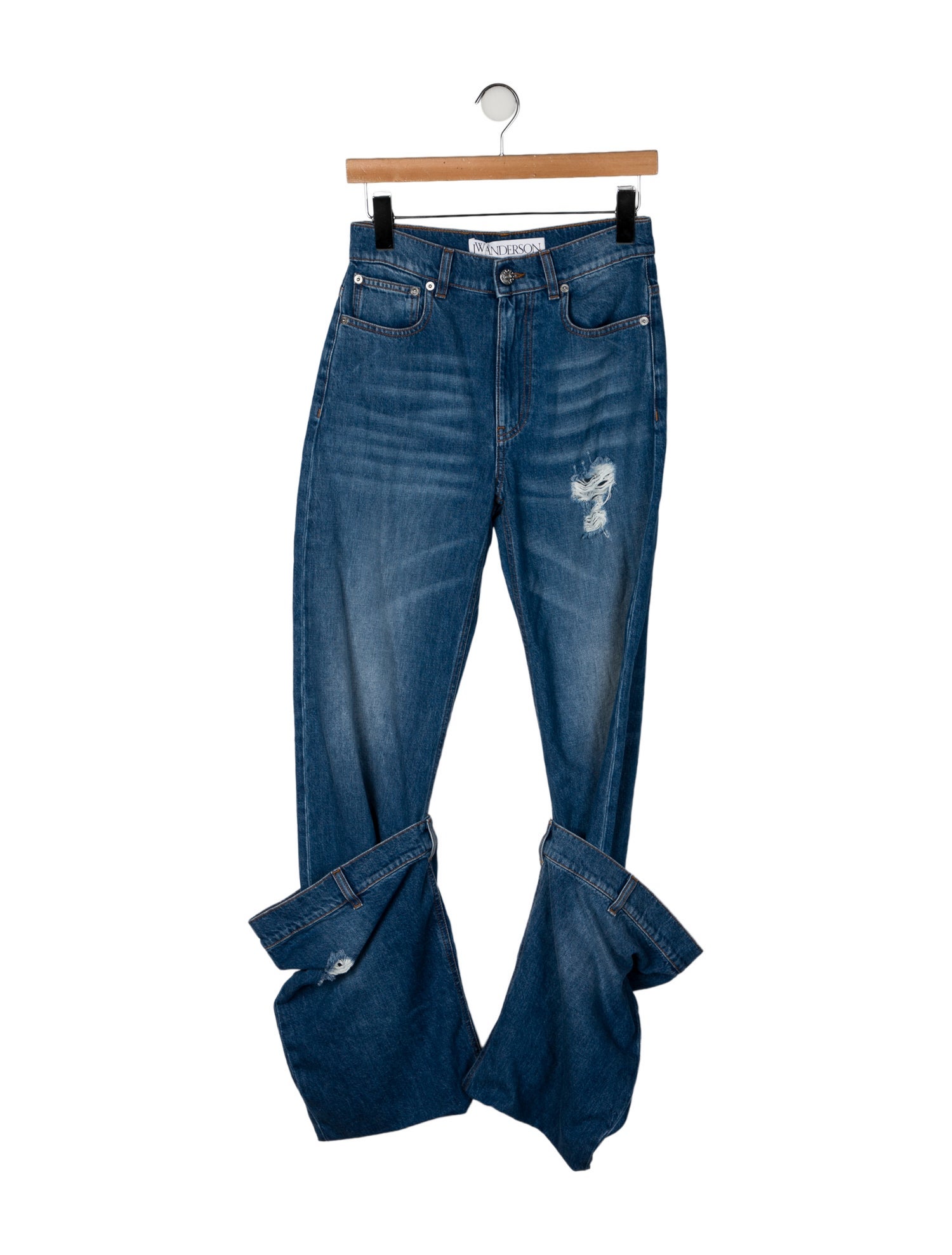 J.W. Anderson High-Rise Wide Leg Jeans w/ Tags