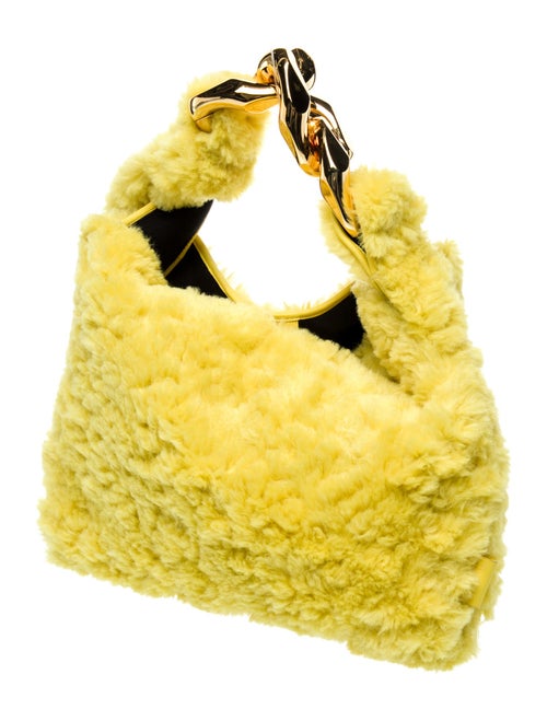 J.W. Anderson Faux Fur Top Handle Bag