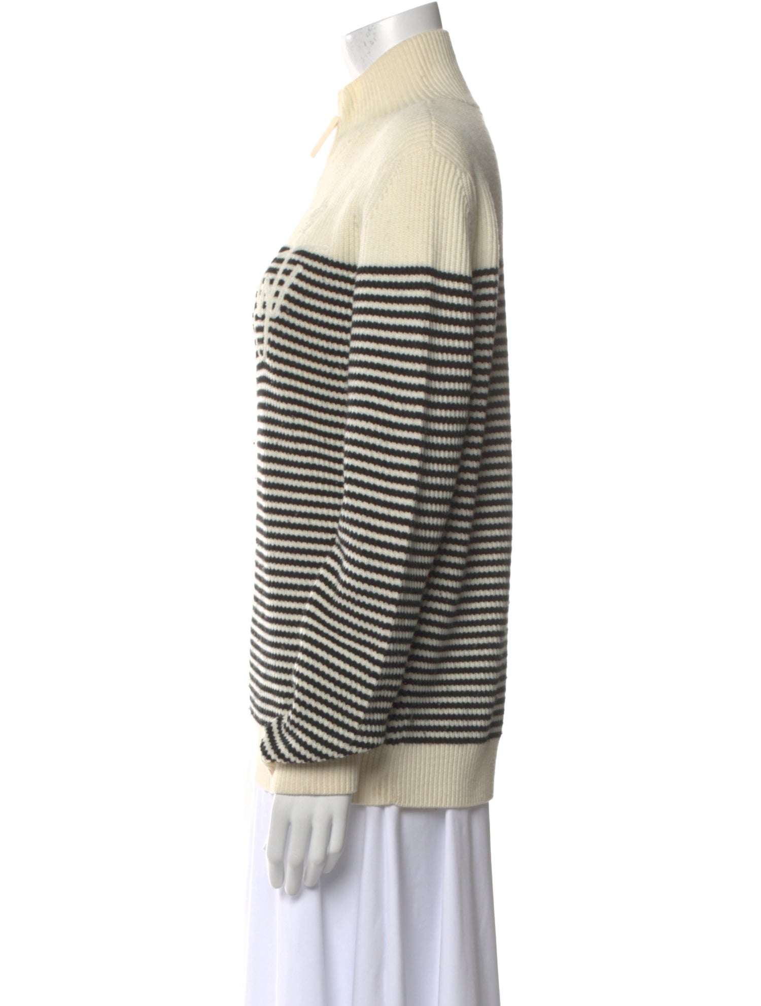J.W. Anderson Merino Wool Striped Sweatshirt