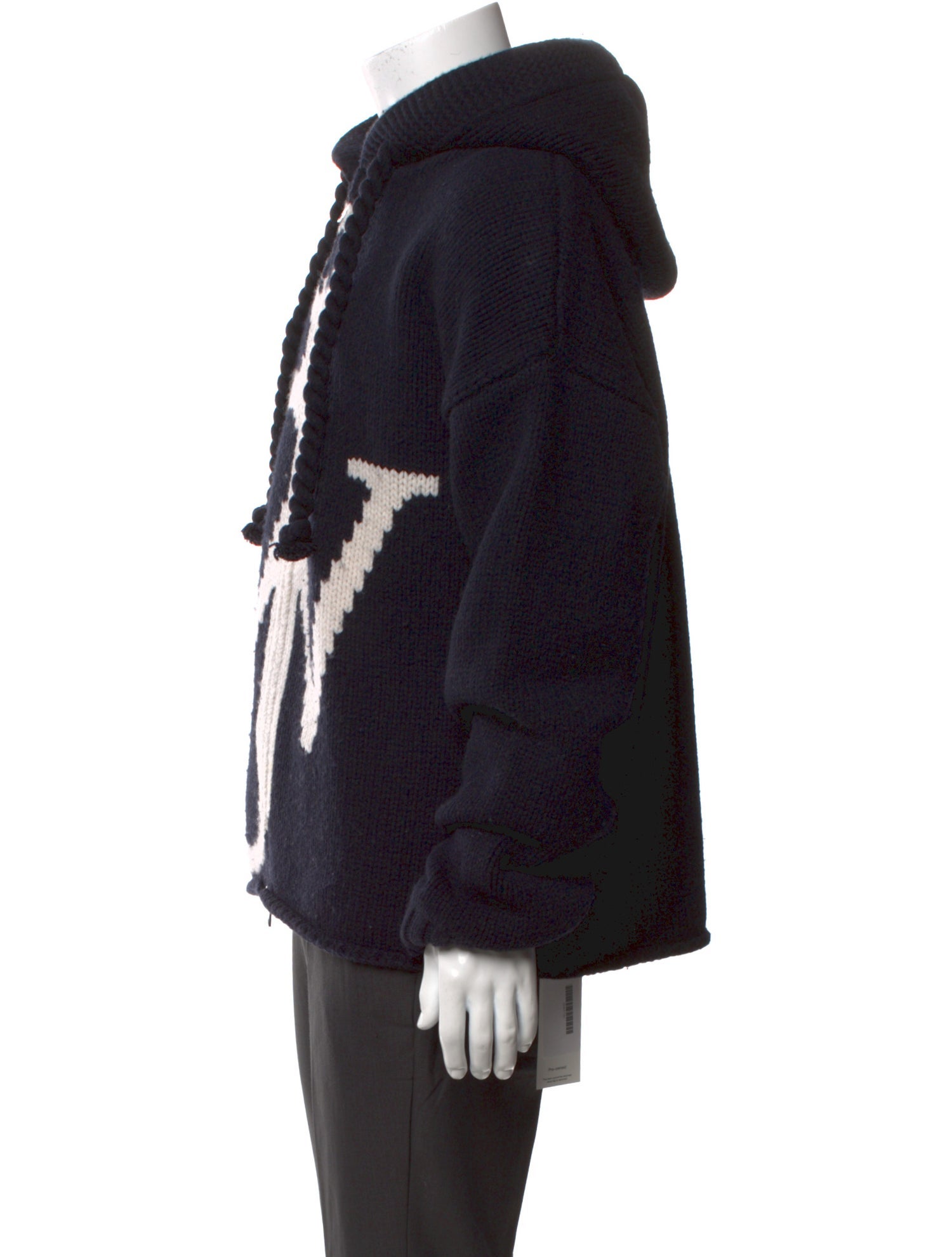 J.W. Anderson Wool Graphic Print Cardigan