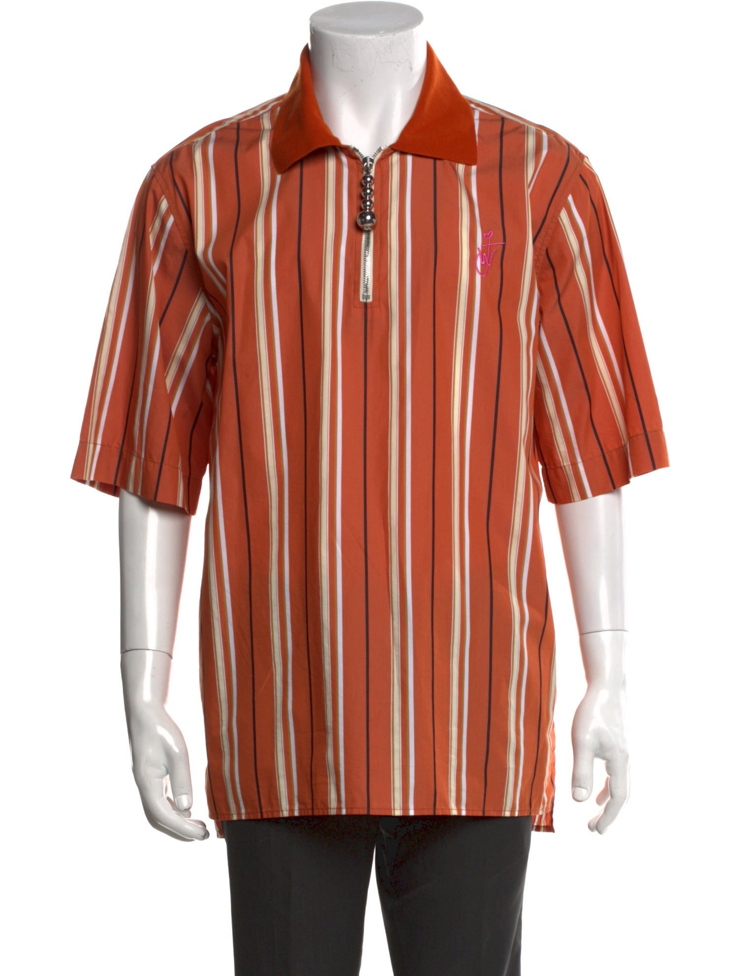 J.W. Anderson Striped Striped Polo Shirt
