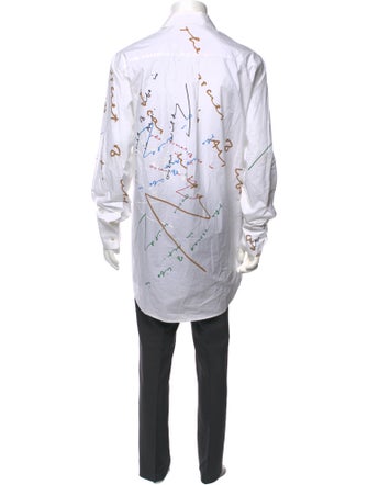 J.W. Anderson Floral Print Long Sleeve Shirt