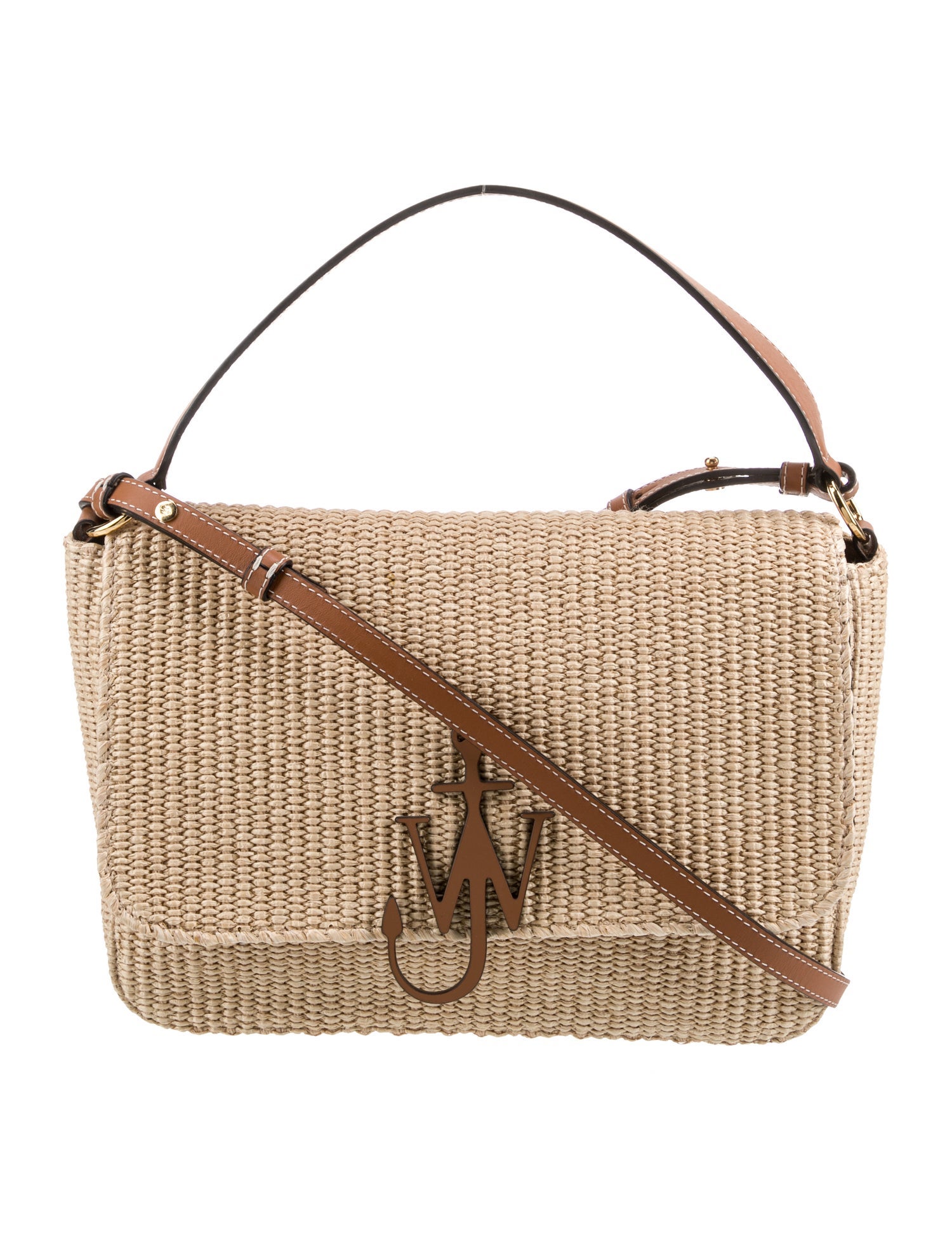 J.W. Anderson Straw Shoulder Bag