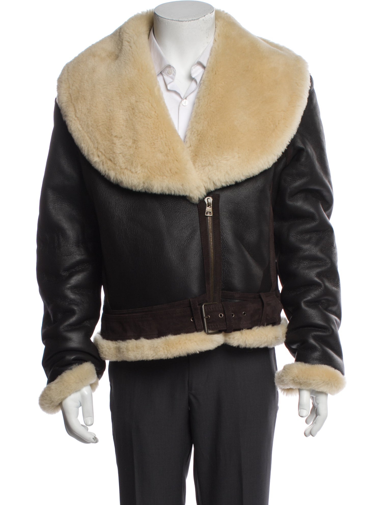 J.W. Anderson Leather Colorblock Pattern Moto Jacket w/ Tags